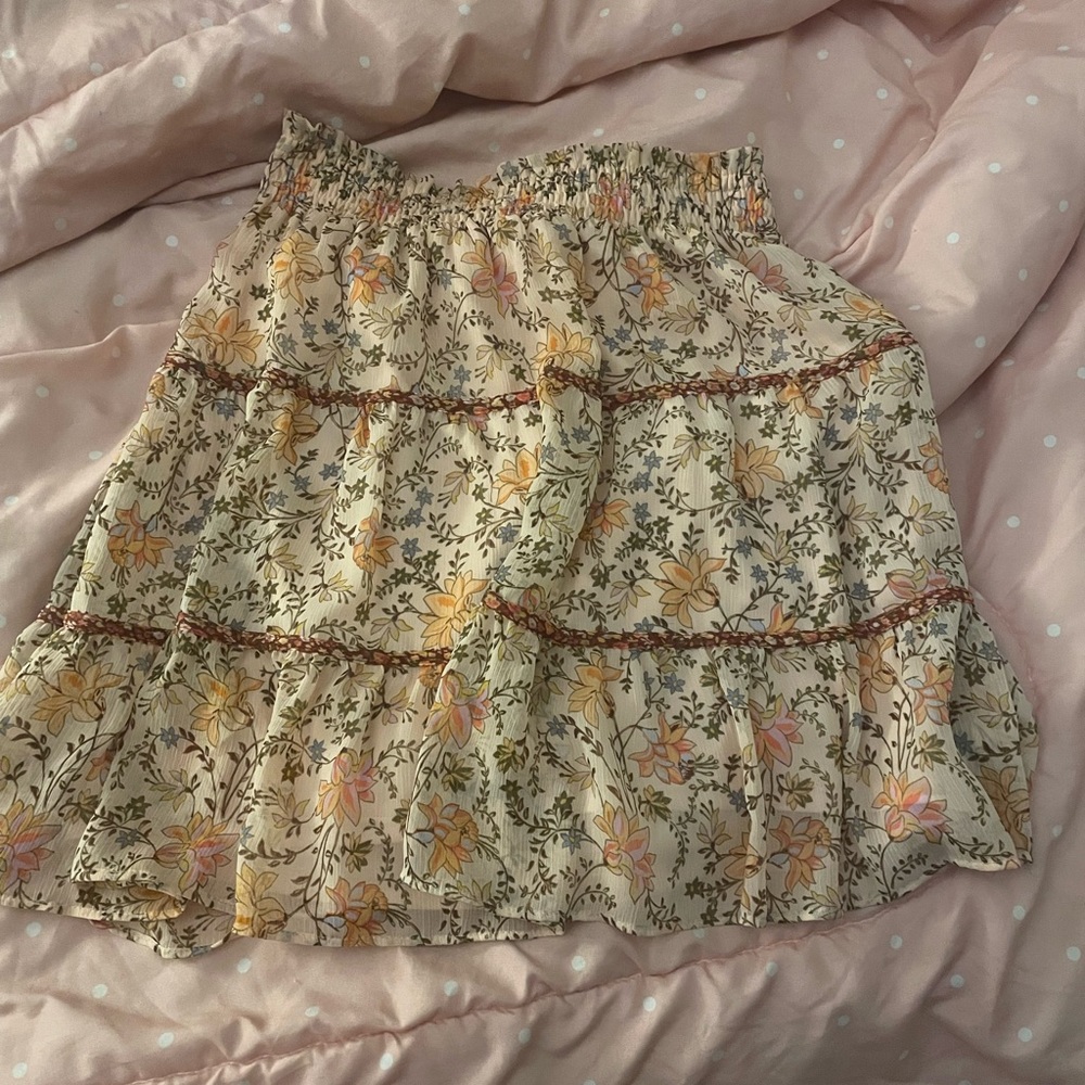 Floral skirt